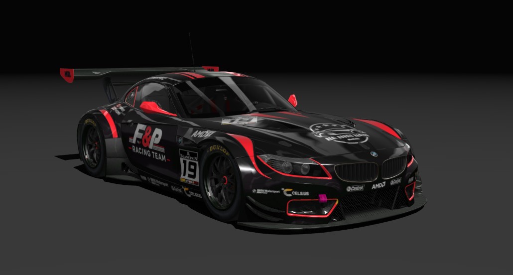 BMW Z4 GT3, skin F&P Racing