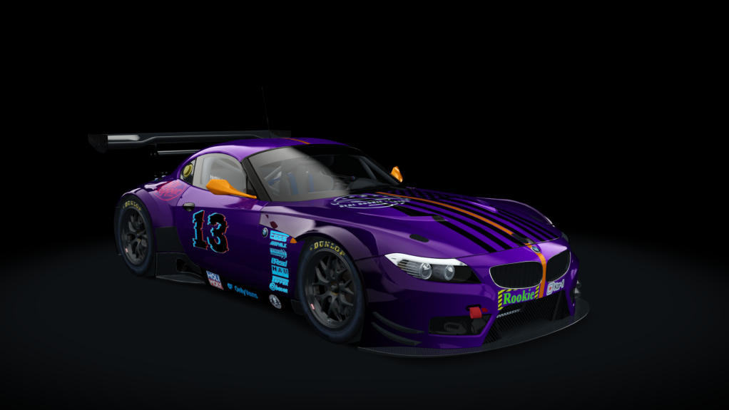BMW Z4 GT3, skin Hunter Doesnt Make His Own Livery File And Makes Buggy Do It For Him