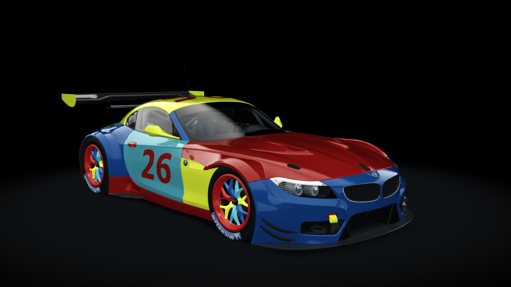 BMW Z4 GT3, skin Ostrich Z4
