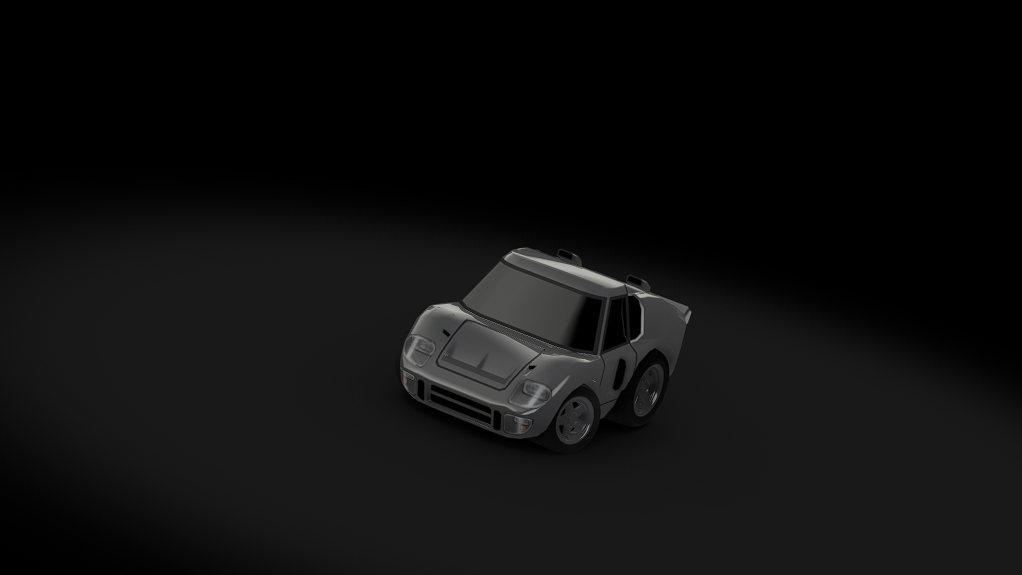 Choro Q Ford GT40, skin grey