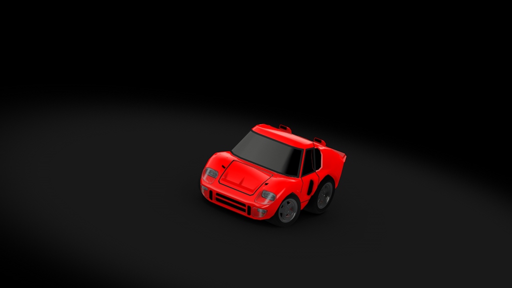 Choro Q Ford GT40, skin red