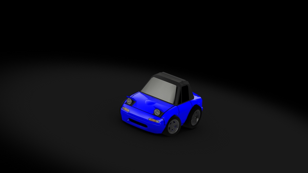 Choro Q Mazda MX5, skin blue