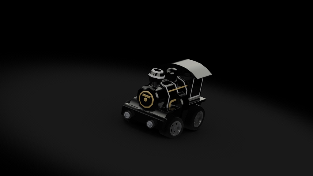Choro Q Locomotive, skin black