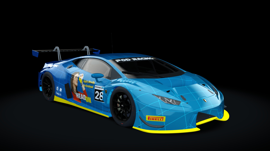 Lamborghini Huracan GT3, skin RRR_toddmoonbounce_28