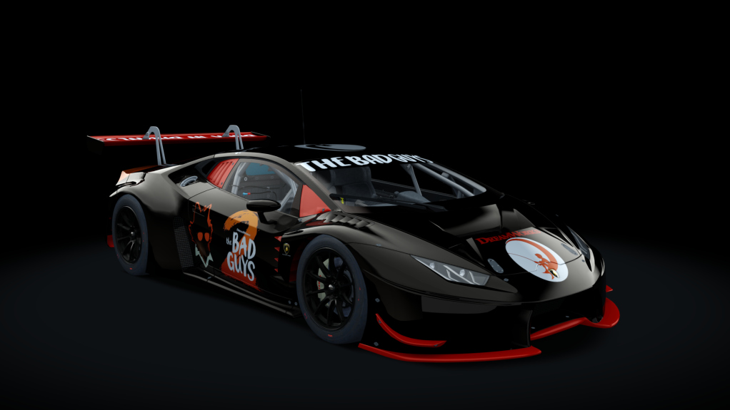 Lamborghini Huracan GT3, skin Season 6 livery _the bad guys 2_