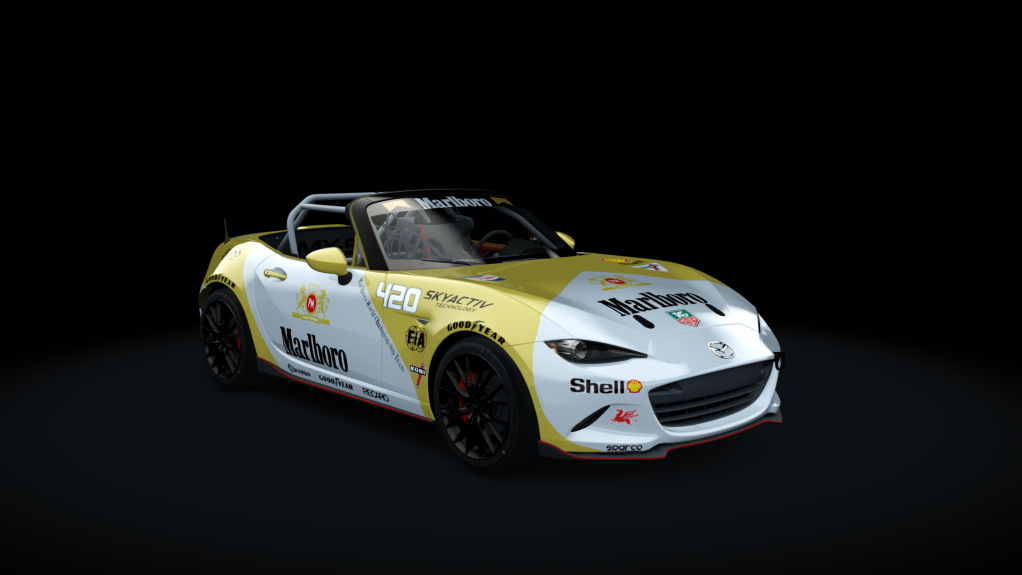 Mazda MX5 Cup, skin Marlboro-Championship-Maher