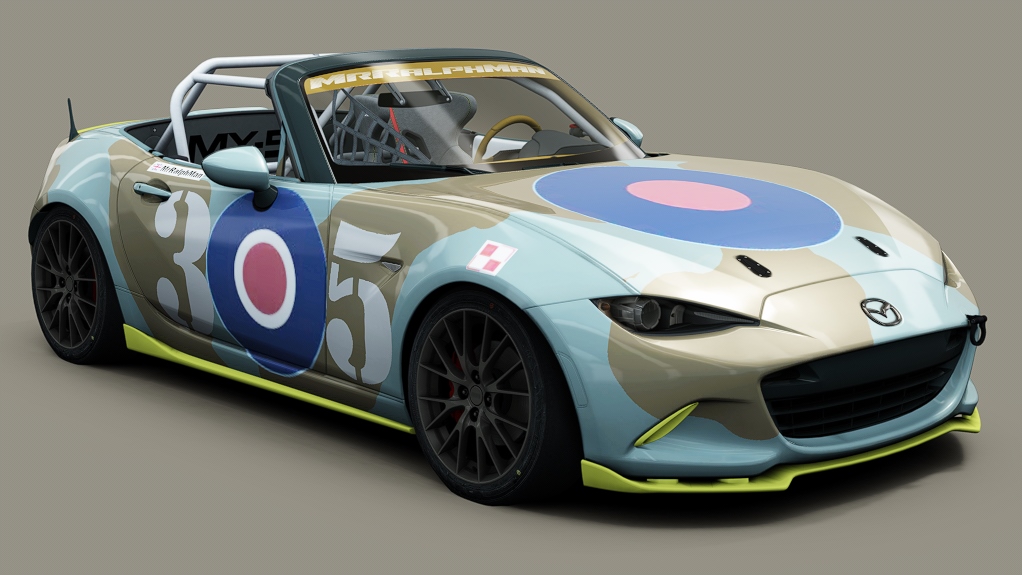 Mazda MX5 Cup, skin MrRalphMan - Spitfire