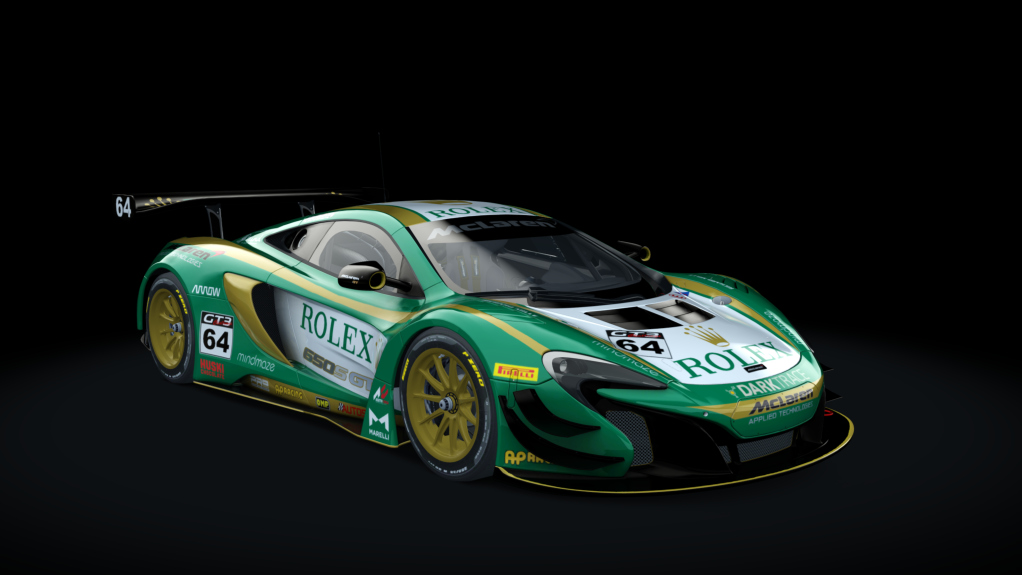 McLaren 650S GT3, skin Rolex_64