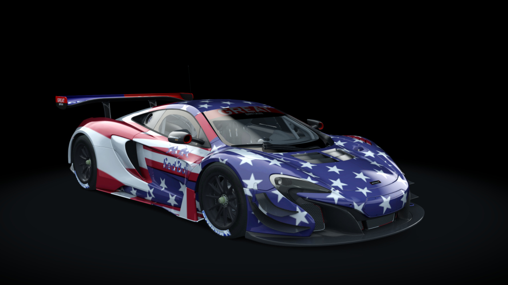 McLaren 650S GT3, skin USA