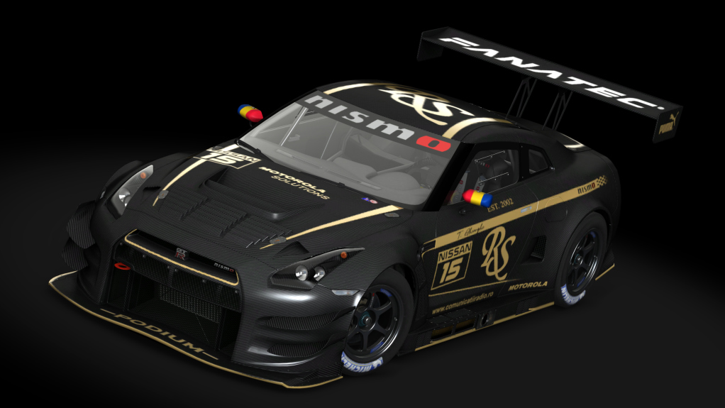 Nissan GT-R GT3, skin PHISH_Romstar_Racing 15