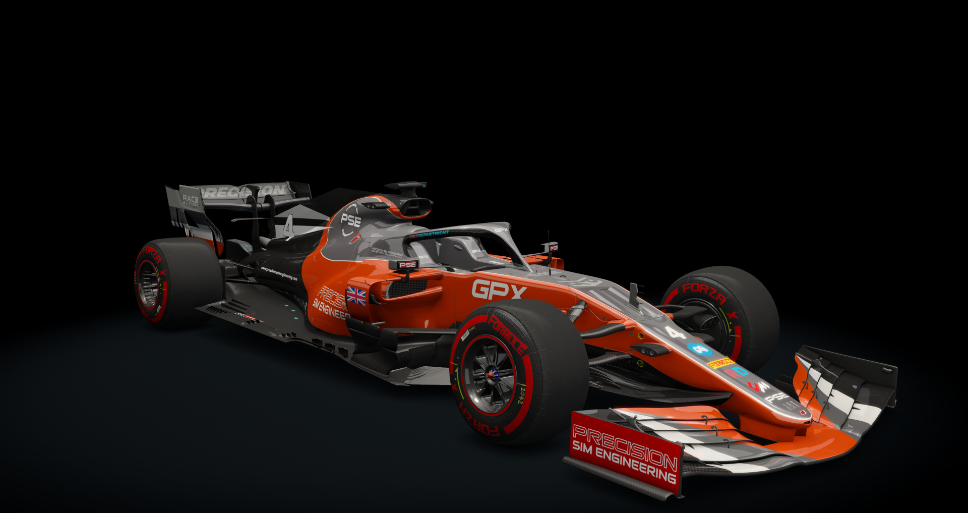 Formula Hybrid 2019, skin 04_pse_red_white