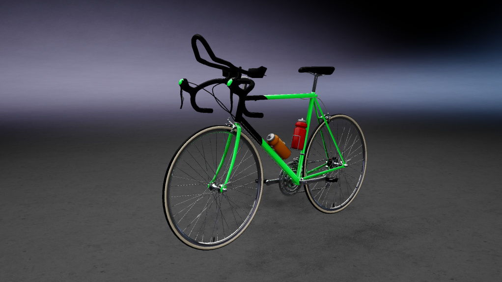 Bicycle, skin Green
