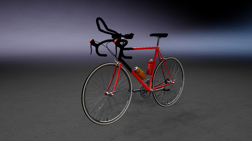 Bicycle, skin Red
